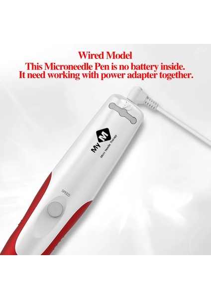 Kutu ile 5 Adet 9pin Mym Derma Microneedle Kalem Süngü Kartuş Iğne Kablolu Mikro Rulo Damga Pul Pul Gözenekleri Küçültmek Için Microneedling Kalem Temizleme (Yurt Dışından) modelleri