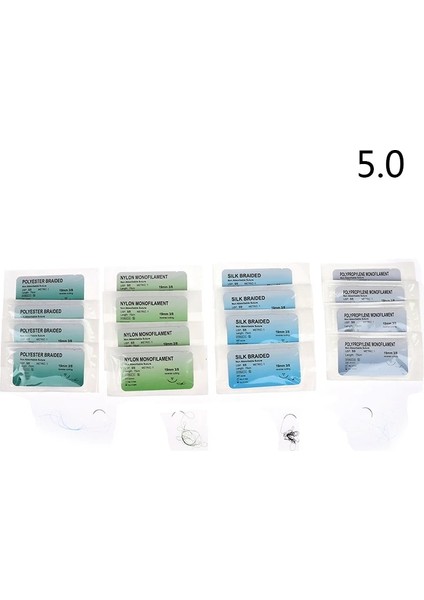 12 Adet 1 Torba 6/12 Adet/torba 5.0 Tıbbi Iğne Dikiş Naylon Monofilament Konu Cerrahi Uygulama Seti Öğretim Gösterileri Egzersizleri (Yurt Dışından) indirimleri