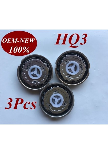 Hq3-Beyaz 3 Adet Hq3 Hq4 HQ54 Philips Tıraş Makinesi Için Kafa Tıraş Bıçağı Değiştirin HQ56 HQ46 HQ6900 HQ6920 HQ6940 HQ6970 HQ6990 YQ6008 YQ6108 YQ6188 (Yurt Dışından)