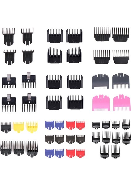 4 Adet Gösterilmiştir 1/2/3/4/adet Abs/metal Saç Kesme Makinesi Limit Tarak Kılavuzu Limit Tarak Giyotin Muhafızları Eki Evrensel Profesyonel Saç Kesme Makineleri (Yurt Dışından)