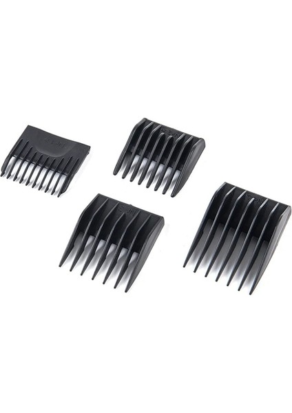 4 Adet Gösterilmiştir 1/2/3/4/adet Abs/metal Saç Kesme Makinesi Limit Tarak Kılavuzu Limit Tarak Giyotin Muhafızları Eki Evrensel Profesyonel Saç Kesme Makineleri (Yurt Dışından) fiyatları