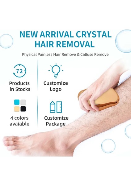 Gümüş Kristal Epilasyon Silgi Fiziksel Nano Cam Saç Çıkarıcı Ağrısız Epilatör Kolay Temizlik Yeniden Kullanılabilir Vücut Bakımı Epilasyon Araçları (Yurt Dışından) modelleri