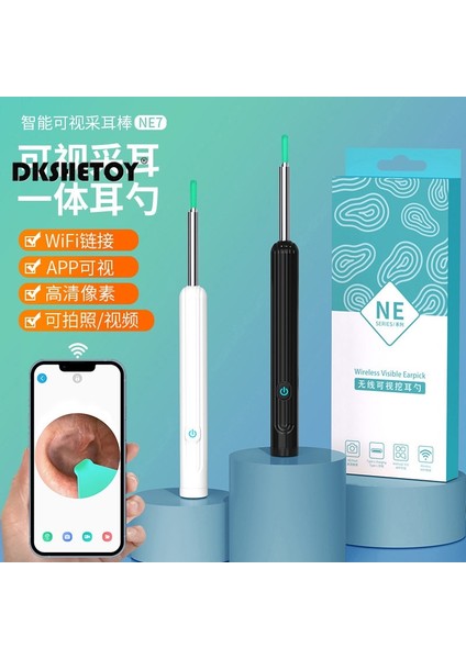 Siyah Wifi Kulak Kiri Temizleme Aracı Kamera ile Elektronik Kulak Kiri Temizleme Cihazı Kablosuz Otoskop Kulak Kiri Temizleme Aracı Çocuk Yetişkin Için (Yurt Dışından) modelleri