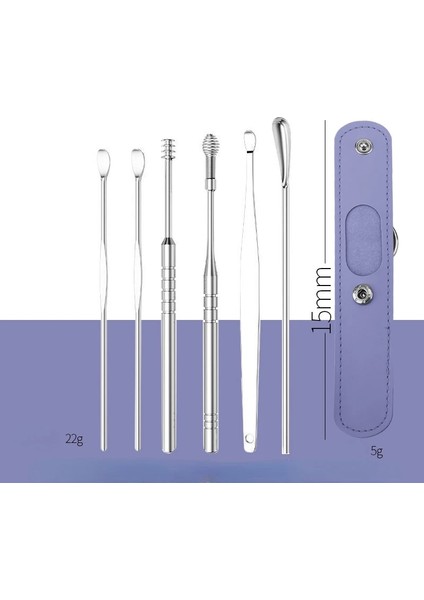 C Tipi-Gümüş Temiz Kiti Kulak Bakımı Kulak Kiri Temizleyici Kulak Kiri Temizleme Aracı Pick Kazma Artefakt Kulak Tıkacı Temizleme Kulak Temizleme Kulak Kiri Temizleme Kiti (Yurt Dışından) modelleri