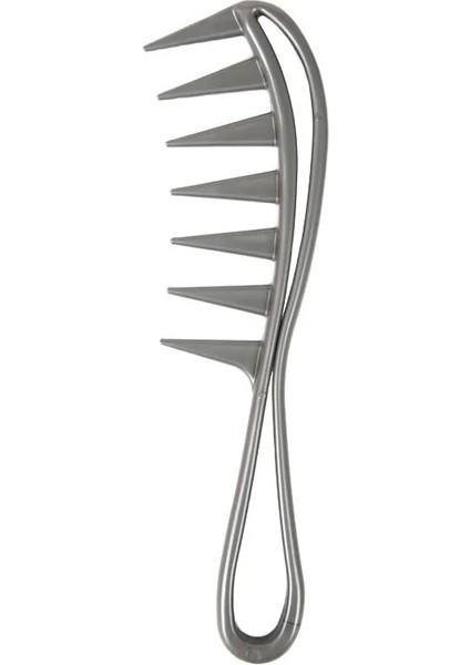 B-Gümüş 1 Pc Saç Tarak Çatal Saç Fırçası Afro Saç Çatal Geniş Diş Fırçası Kıvırcık Saç Şekillendirici Araçları Kuaförlük Salon Kaynağı (Yurt Dışından)