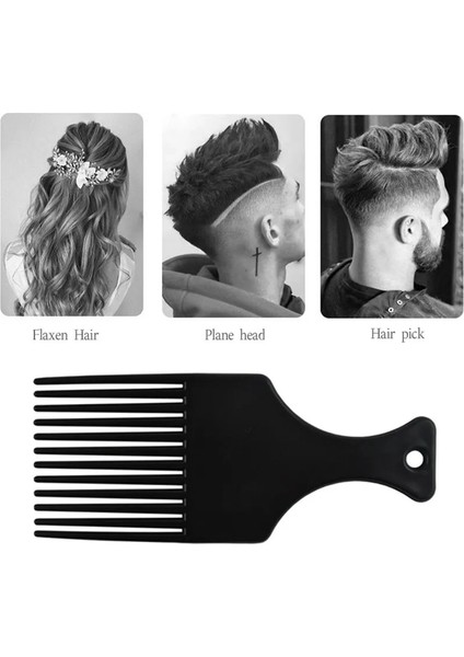 B-Gümüş 1 Pc Saç Tarak Çatal Saç Fırçası Afro Saç Çatal Geniş Diş Fırçası Kıvırcık Saç Şekillendirici Araçları Kuaförlük Salon Kaynağı (Yurt Dışından) fiyatları