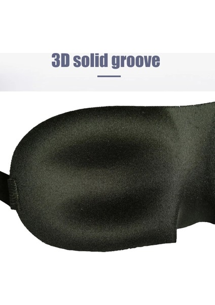 Tip 7 1 Adet 3D Uyku Maskesi Doğal Uyku Göz Maskesi Siperliği Kapak Gölge Göz Bandı Kadınlar ve Erkekler Yumuşak Taşınabilir Körü Körüne Seyahat Göz Bandı (Yurt Dışından)