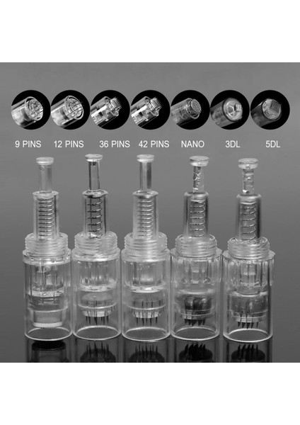 10 Adet Süngü Nano 100/50/20/10 Adet Cilt Bakım Kalemi Süngü Vidası Mikro Iğne Kartuşu Dr.imp Kalem Mikro Iğne 9 Pin/12 Pin/36 Pin/3d/5d Nano Mym Mts (Yurt Dışından) modelleri