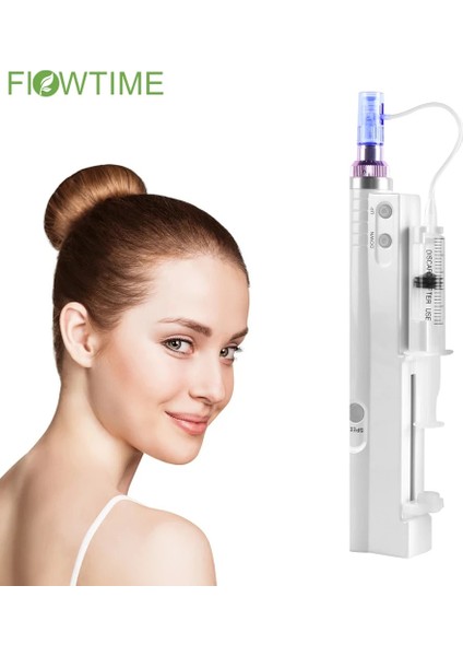 12PCS 3D Nano Hydra Enjektör Derma Kalemi Kablosuz Su Mezoterapisi Microneedle Mesogun Enjeksiyon Asit Dermapen Nano Iğneler ile Cilt Bakım Kitleri (Yurt Dışından)