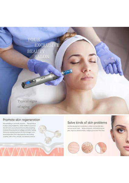 10 Adet S Nano Son Dr Kalem M8S Kablosuz Derma Kalem Elektrikli Microneedle Derma Damga Cilt Bakımı Güzellik Makinesi Anti-Geri Akış Iğne Kartuşları (Yurt Dışından) modelleri