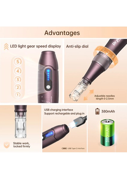 Yuvarlak Nano 10 Adet Ultima A10 Iğne Kartuşu Paslanmaz Çelik Microneedle Dr. Kalem Iğneler Cilt Bakımı Derma Kalem Kartuşları 12/24/36/42 Pin Nano (Yurt Dışından) fırsatları