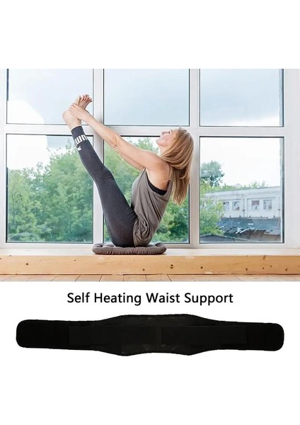 Siyah Xl Kadın Sıcak Kemer Dönemi Kramp Masajı Kendinden Isıtma Manyetik Bel Koruyucu Bel Sırt Duruş Desteği Sıcak Kompres Vücut Şekillendirici (Yurt Dışından) modelleri