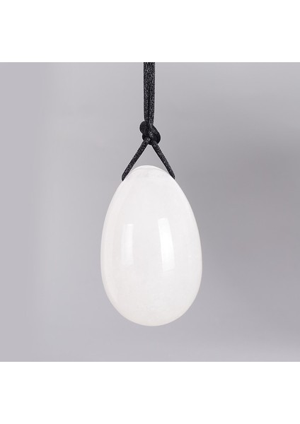 40X25 mm Yeşim Yumurta Yoni Hediye Kutuları Seti Doğal Taş Beyaz Yeşim Yumurta Matkap Masaj Kristal Top Kegel Egzersiz Pelvik Taban Kas Vajinal (Yurt Dışından)