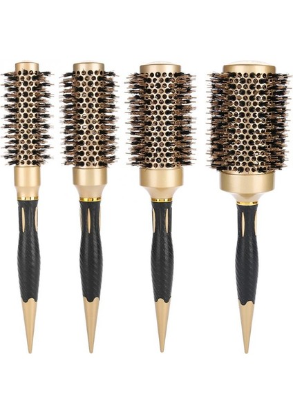 53MM 4 Boyutları Profesyonel Salon Şekillendirici Araçları Yuvarlak Saç Tarak Kuaförlük Saç Maşası Fırçaları Tarak Seramik Demir Varil Tarak (Yurt Dışından) fiyatları
