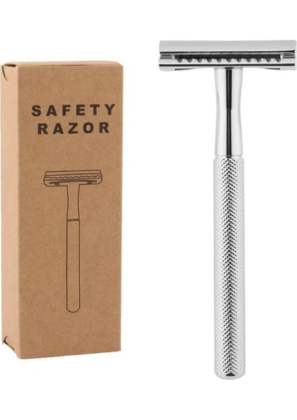 Parlak Gümüş Jilet Lemonwald Erkek Jilet Çift Kenarlı Emniyetli Jilet Kaliteli Jilet 5 Bıçaklı Islak Tıraş, Aşıklar Için En Iyi Hediye (Yurt Dışından)