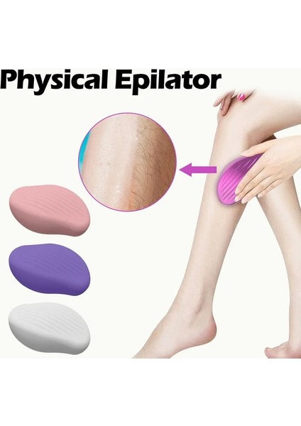 Yenı Mavi Ağrısız Fiziksel Epilasyon Daha Güvenli Nano Kristal Epilatör Kolay Temizlenen Saç Çıkarıcı Silgi Yeniden Kullanılabilir Vücut Bakımı Epilasyon Araçları (Yurt Dışından) fırsatları