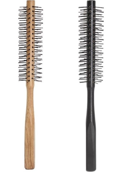 Ana Renk Mini Yuvarlak Naylon Saç Fırçası Kıvırcık Saç Şekillendirici Tarak Dönen Tarak Yuvarlak Fırça Ince Veya Kısa Saç Erkekler Için Ahşap Saplı (Yurt Dışından) fırsatları