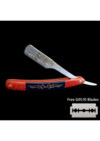 Jilet D Vintage Manuel Katlanır Paslanmaz Çelik Jilet Abanoz Ekşi Ağaç Saplı Berber Erkek Değiştirilebilir Bıçaklı Tıraş Makinesi 10 Adet Bıçaklı (Yurt Dışından) indirimleri