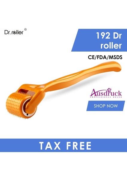 Boyut 1.5mm Ce Rohs Derma Rulo 192 Iğneler Drs Dermaroller Titanyum Alaşımlı Mts Dr.roller Cilt Bakımı Saç Büyüme Sakal Serumu Ance Kaldırma (Yurt Dışından)