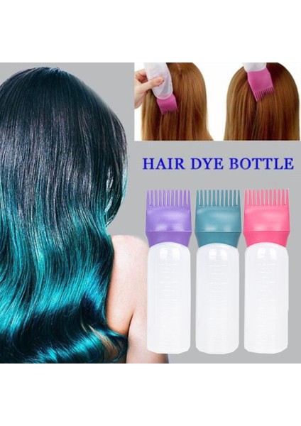 Gri Plastik Saç Boyası Şampuan Şişesi Saç Yağı Aplikatör Şişe Aplikatör Dereceli Fırça ile Doldurulabilir Saç Boyası Şekillendirici Araçları (Yurt Dışından) modelleri