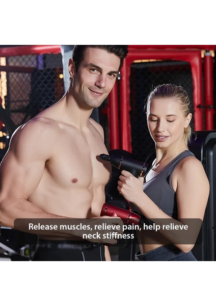 Siyah Kas Masajı El 8 Dişli 25W Şarj Edilebilir Derin Doku Fasya Masajı Fitness Vücut Gevşeme Titreşimli Aracı (Yurt Dışından) fırsatları