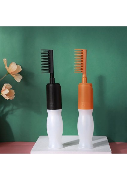 Pembe Profesyonel Saç Aplikatör Şişesi Saç Yağı Aplikatör Boyama Tarak Aplikatör Fırça Şekillendirici Aracı ile Saç Boyası Şişesi Tarak (Yurt Dışından) fiyatları