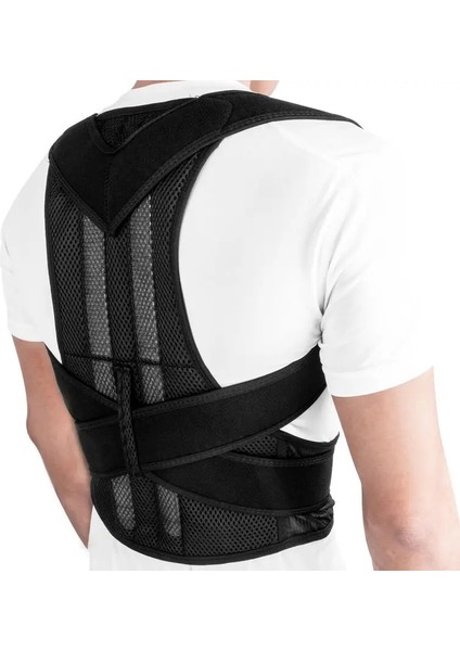 Mavi Xxl Ayarlanabilir Duruş Düzeltici Korse Nefes Sırt Desteği Omuz Bel Desteği Erkekler Kadınlar Için Düz Düzeltici (Yurt Dışından) fiyatları