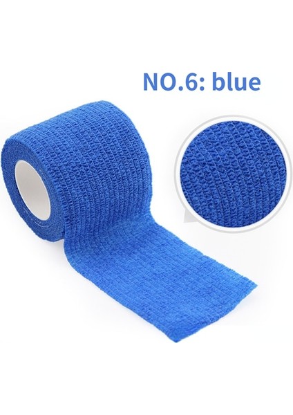 No.6 2.5cmx4.5m Spor Bandaj Elastik Elastoplast Kendinden Yapışkanlı Bant Bilek Korumak Avuç Içi Parmak Kol Omuz Diz Ayak Bileği Evcil Hayvanlar Bacak Dövme Güvenliği (Yurt Dışından) fiyatları