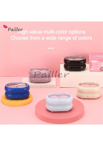 Mavi Ultrasonik Kontakt Lens Temizleyici Kılıf Etkili Otomatik Kontak Temizleme Makinesi, USB Şarjlı Hafif Taşınabilir Glasse (Yurt Dışından)