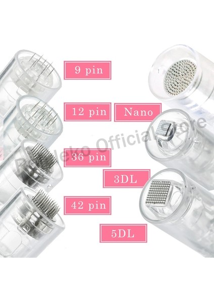 50 Adet Vida 9 Pin 100/10 Adet Dr.imp Kalem Mikro Iğneleme Derma Kalem Vidası Mikro Iğneler Kartuş Derma Rulo 9 Pin/12 Pin/36 Pin/3d/5d Nano Cilt Bakımı (Yurt Dışından)