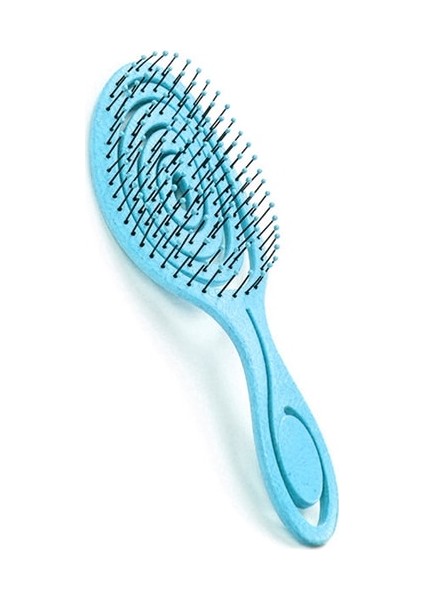Mavi Rahatlatıcı Elastik Masaj Tarak Taşınabilir Saç Fırçası Içi Boş Saç Combs Saç Derisi Masaj Fırçası Salon Şekillendirici Araçları Islak Kuru Kıvırcık Saç (Yurt Dışından)