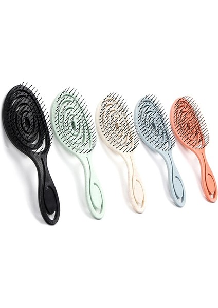 Mavi Rahatlatıcı Elastik Masaj Tarak Taşınabilir Saç Fırçası Içi Boş Saç Combs Saç Derisi Masaj Fırçası Salon Şekillendirici Araçları Islak Kuru Kıvırcık Saç (Yurt Dışından) fırsatları