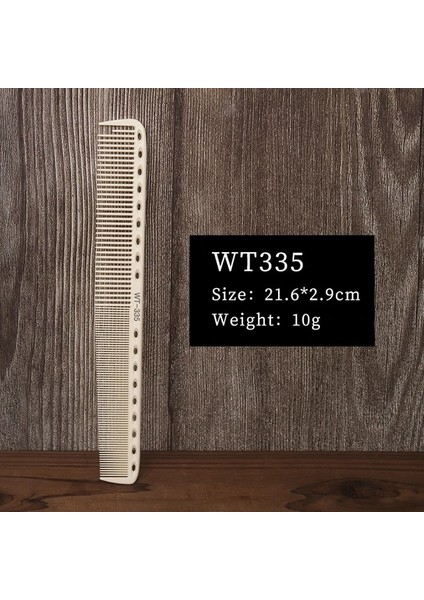 WT335 Profesyonel Berber Dükkanı Saç Kesme Tarak Sıçan Kuyruk Tarak Çift Taraflı Tarak Itme Kenar Düz Saç Tarak Saç Kesimi Seti (Yurt Dışından)