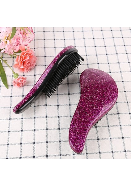 El Mor 1 Pc Mini Arapsaçı Saç Fırçası Yumurta Yuvarlak Şekil Yumuşak Saç Fırçası Dolaşık Açıcı Saç Fırçası Saç Şekillendirici Kuaförlük Tarak Seyahat Için (Yurt Dışından)