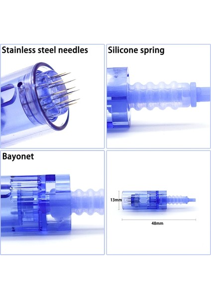36 Pin 50 Adet A6 Cilt Bakım Kalemi Kartuşları 9 12 24 36 42 Dr.pen A6 Yedek Için Nano Motorlu Meso Makinesi Iğne Kartuşları (Yurt Dışından) fırsatları
