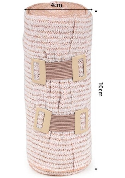 10CM 1 Rulo Cilt Tonu Yüksek Elastik Bandaj Basınçlı Sabit Kemer Ev Spor Koruma Nefes Sıkıştırma Bandajı Sarma (Yurt Dışından)