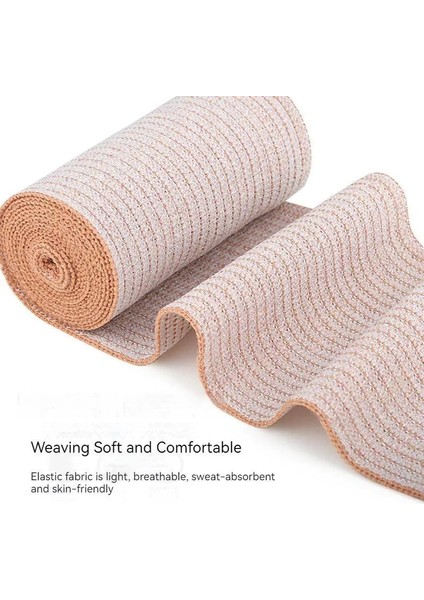 10CM 1 Rulo Cilt Tonu Yüksek Elastik Bandaj Basınçlı Sabit Kemer Ev Spor Koruma Nefes Sıkıştırma Bandajı Sarma (Yurt Dışından) fırsatları