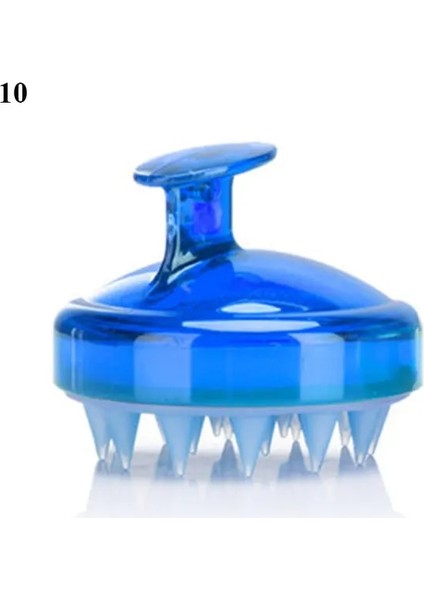 Stil 10 Yeni Silikon Saç Şampuanı Fırçası Saç Derisi Baş Masajı Saç Temiz Saç Yıkama Tarak Banyo Masajı Saç Duş Fırçası Sağlık Aracı (Yurt Dışından)