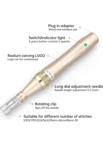 10 Adet Nano Rd Dr.pen Ultima M5 Elektrikli Profesyonel Derma Kalem Cilt Bakım Cihazı Mikro Iğneleme Makinesi Mezoterapi Gençleştirme Sistemi Terapisi (Yurt Dışından) fırsatları