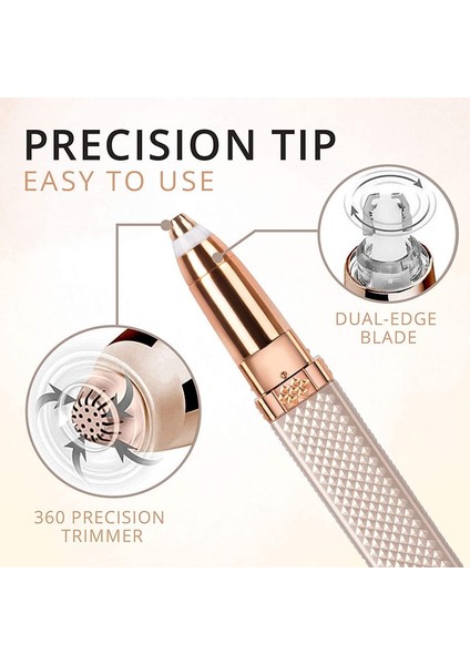 Siyah USB 2 In 1 Elektrikli Tıraş Makinesi Kaş Düzeltici Kadın Bikini Yüz Saç Çıkarıcı Taşınabilir USB Şarj Ağrısız Epilatör Kadınlar Için Vücut (Yurt Dışından) fiyatları