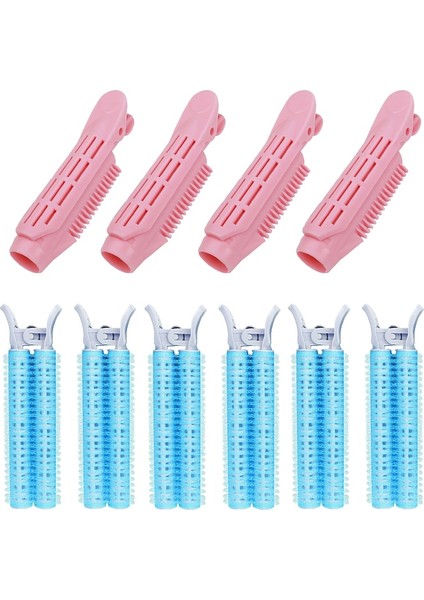 8 Adet Pembe Mavi Kız Hava Patlama Bigudi Kendinden Yapışkanlı Curling Saç Tembel Curling Doğal Kabarık Saç Klip Saç Şekillendirici Aracı Şeker Renk Saç Bigudi (Yurt Dışından) fırsatları