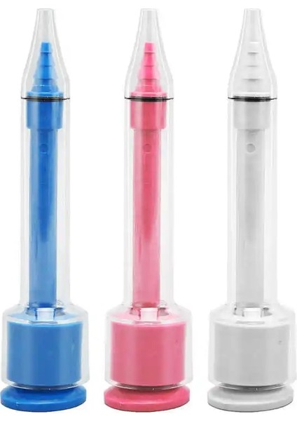 Pembe Kulak Izlenimleri Kulak Kalıbı Enjektör Profesyonel Pp Kulak Baskı Şırınga Örnekleme Aracı 3.5mm Kulak Bakımı Aracı 3 Renk (Yurt Dışından)