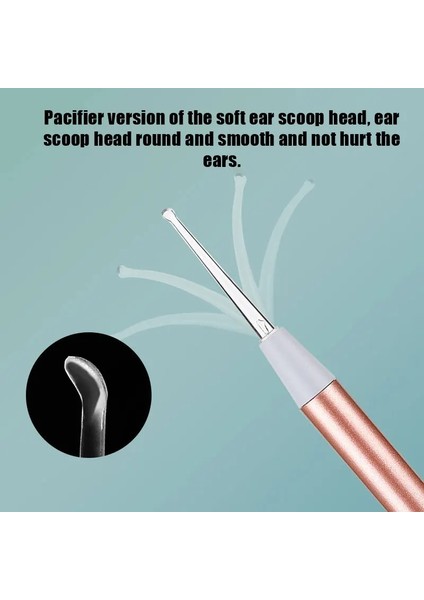 LED El Feneri Earpick Bebek Kulak Temizleyici Kulak Kiri Temizleme Endoskop Penlight Kaşık Temizleme Kulak Küret Işık Kaşık Büyüteç ile (Yurt Dışından) fırsatları