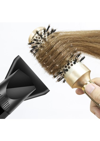 Mavi 45 Alüminyum Tüp Yuvarlak Fırça Profesyonel Salon Şekillendirici Araçları Kuaförlük Curling Saç Fırçaları Naylon Kıl Seramik Varil Tarak (Yurt Dışından) fırsatları