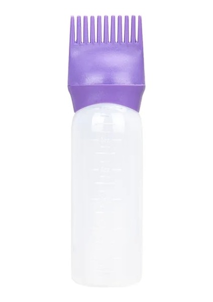 Koyu Mor 120 ml Saç Boyası Aplikatör Şişeleri Plastik Şampuan Şişesi Saç Boyama Leke Aracı Kuaförlük Malzemeleri (Yurt Dışından)