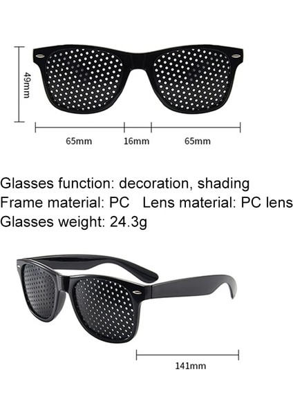 B Pim Delikli Göz Görüş Bakımı Giyilebilir Gözlük (Yurt Dışından) indirimleri