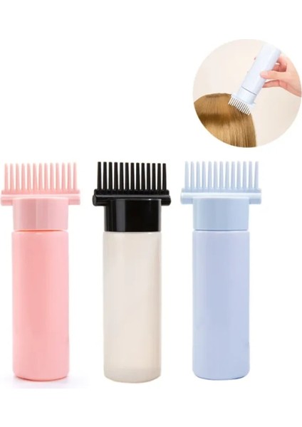 Siyah 120 ml 1 Adet 120 ml Salon Boş Saç Boyası Şişesi Aplikatör Fırça Dağıtım Saç Boyama Boyama Şişeleri Kuaförlük Şekillendirici Aracı (Yurt Dışından)