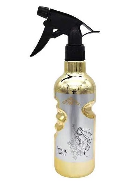 Altın 450 ml Salon Kuaförlük Sprey Şişesi Boş Şişe Doldurulabilir Sis Şişesi Salon Kuaför Saç Araçları Su Püskürtücü Bakım Araçları (Yurt Dışından)