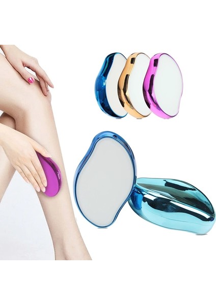 Mavi Yeni Kristal Saç Çıkarıcı Ağrısız Nano Fiziksel Güvenli Epilatör Kolay Temizlik Yeniden Kullanılabilir Vücut Güzellik Bakımı Cam Epilasyon Silgi (Yurt Dışından) fiyatları