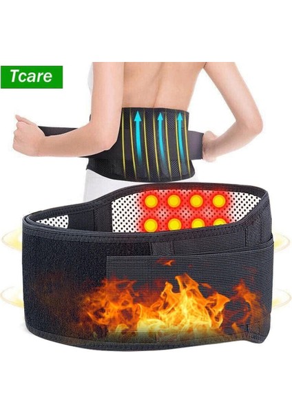 Bel Için L 90-102CM Tcare M - 4xl Ayarlanabilir Turmalin Kendinden Isıtma Manyetik Terapi Sırt Bel Desteği Kemer Bel Desteği Masaj Bandı Sağlık (Yurt Dışından)